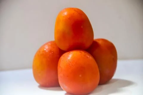 Fresh tomatoes for the background Stock Photos