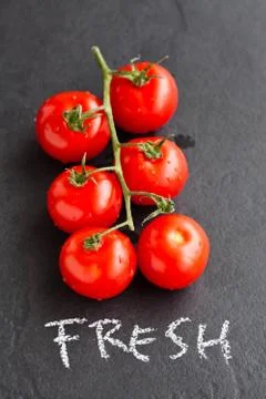 Fresh tomatoes Stock Photos