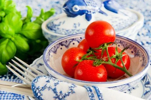 Fresh tomatoes Stock Photos