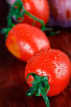 Fresh tomatoes Stock Photos