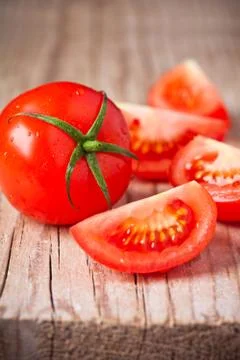 Fresh tomatoes Stock Photos
