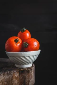 Fresh tomatoes Foto stock