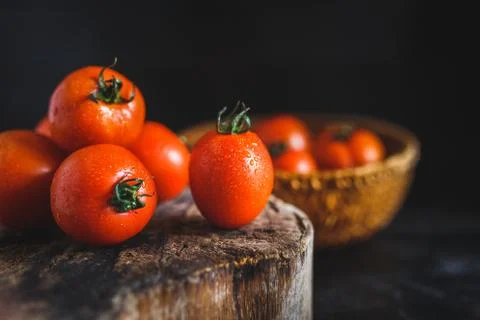 Fresh tomatoes Foto stock