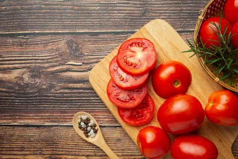 Fresh tomatoes ready to cook Фото