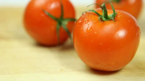 Fresh tomatoes, tracking sequence 库存影片 544613