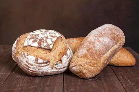 Fresh traditional bread Stock Photos