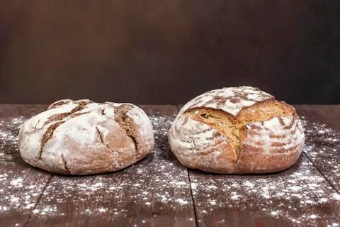 Fresh traditional bread Stock Photos