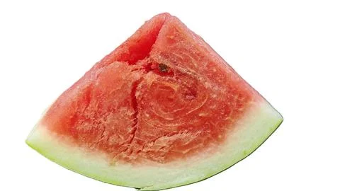 Fresh Triangular Watermelon Slice Stock Photos