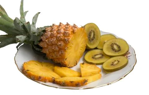 Fresh tropical fruit Stock Photos