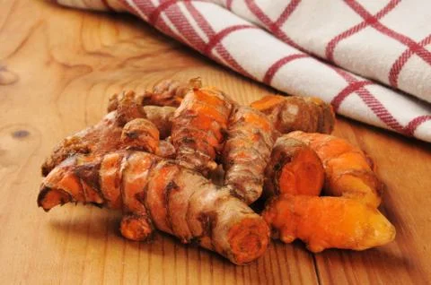 Fresh turmeric Stock Photos