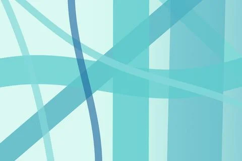 A fresh turquoise composition combines translucent vertical blocks with cro.. Stock Illustration