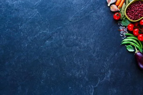 Fresh unprocessed vegetables Stock Photos