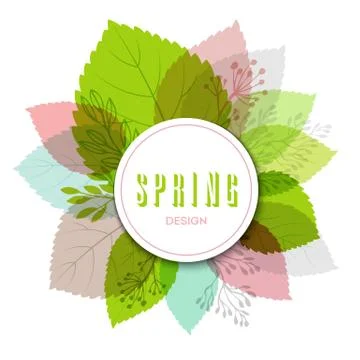 Fresh vector design for banners, greeting cards, spring sales Stock Illustration