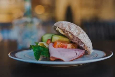 A fresh Vegan Sandwich Stock Photos