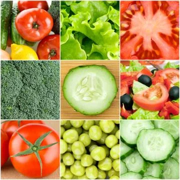 Fresh vegetable backgrounds Stock Photos