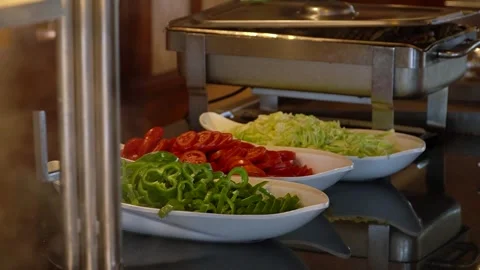 Fresh Vegetable Display Stock Footage 311201203