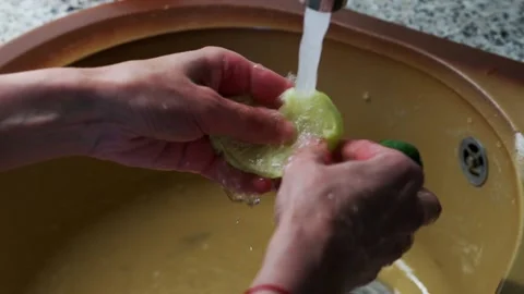 Fresh vegetable preparation Stock Footage 234548859