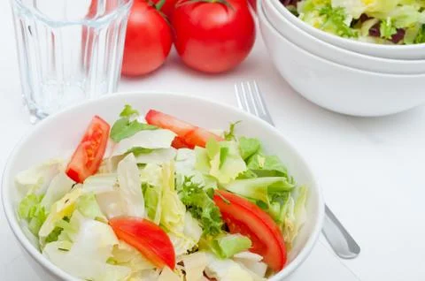 Fresh vegetable salad Stock Photos