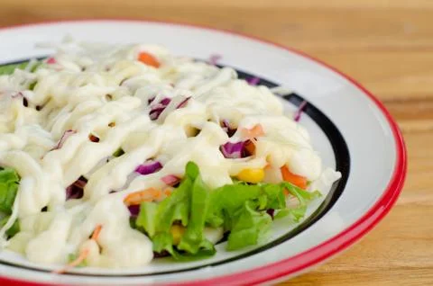 Fresh vegetable salad Stock Photos