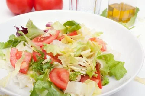 Fresh vegetable salad Stock Photos