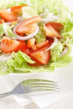 Fresh vegetable salad Stock Photos