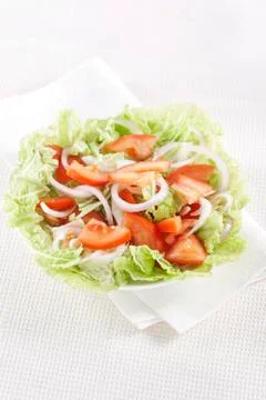 Fresh vegetable salad Foto stock