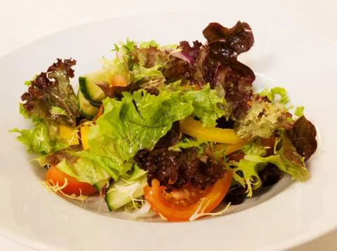 Fresh vegetable salad Foto stock