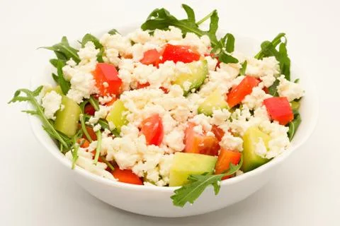 Fresh vegetable salad Stock Photos