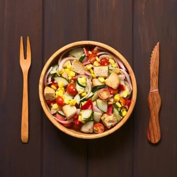 Fresh Vegetable Salad Stock Photos
