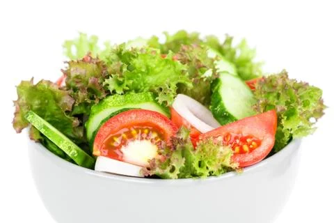 Fresh vegetable salad Stock Photos