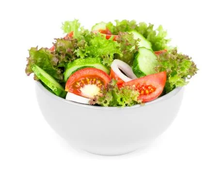 Fresh vegetable salad Stock Photos