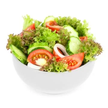 Fresh vegetable salad Stock Photos