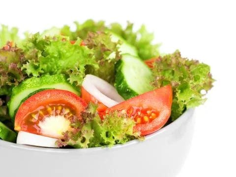 Fresh vegetable salad Stock Photos