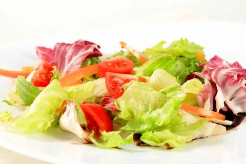 Fresh vegetable salad Stock Photos