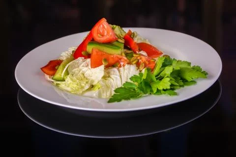 Fresh Vegetable salad Stock Photos