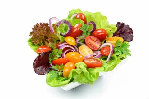 Fresh vegetable salad Foto stock