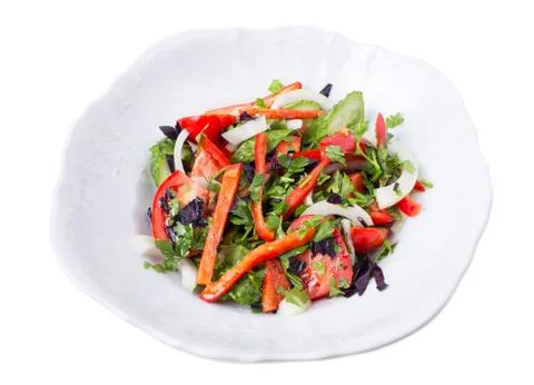 Fresh vegetable salad. Stock Photos