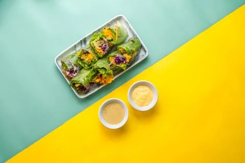 The Fresh Vegetable Salad 写真素材