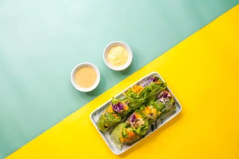 The Fresh Vegetable Salad 写真素材