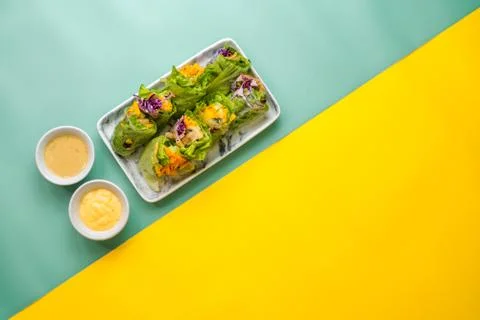 The Fresh Vegetable Salad 写真素材