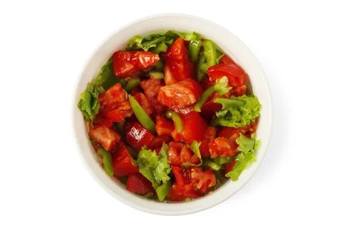Fresh vegetable salad Stock Photos