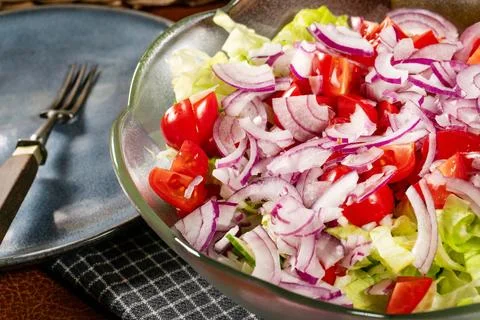 Fresh vegetable salad. Stock Photos