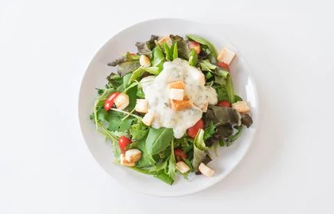 Fresh vegetable salad Stock Photos