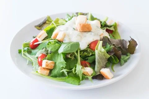 Fresh vegetable salad Stock Photos