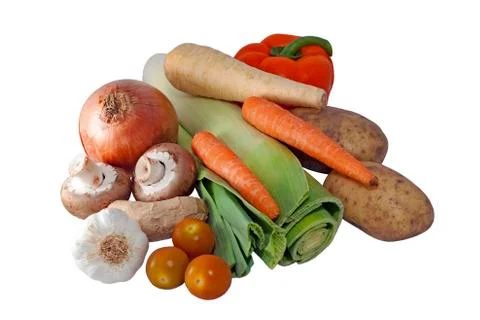 Fresh Vegetable Selection 写真素材