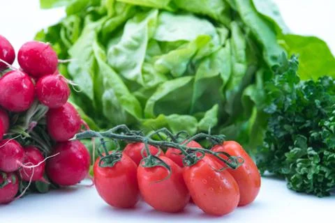 Fresh vegetablea presentation Stock Photos