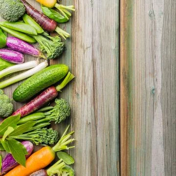 Fresh vegetables background Stock Photos