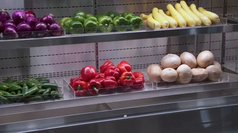 Fresh Vegetables on Display Vidéo 151808076