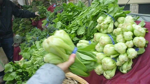Fresh Vegetables Video stock 695792