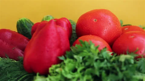 Fresh vegetables Stock Footage 24868316
